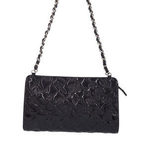 Chanel Icon Symbol Charm Chain Shoulder Bag Black